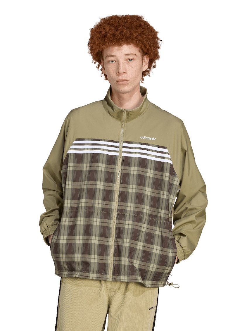 Спортно яке на каре - Каки adidas Originals
