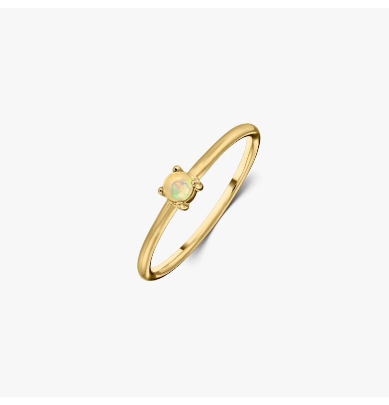 Сребърен пръстен Golden October - Опал INDIRA