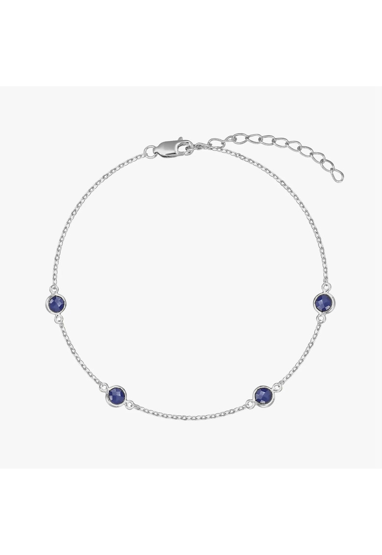 Сребърна гривна Birthstonedwqf INDIRA