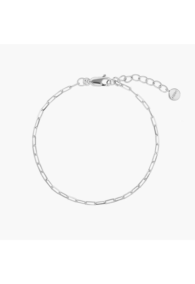 Сребърна гривна Paperclip INDIRA