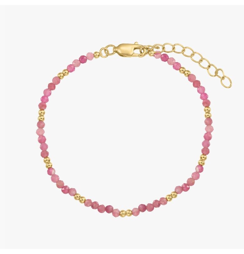 Сребърна гривна Golden SummerScape - Турмалин INDIRA