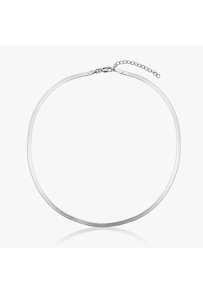 Сребърна огърлица тип Herringbone INDIRA