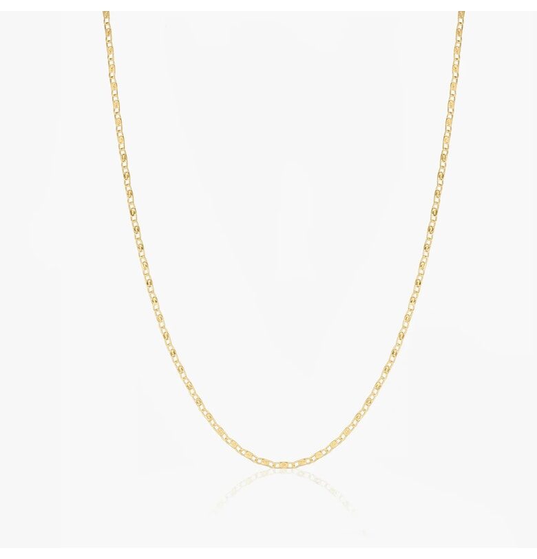 Сребърно колие Golden Anchor INDIRA