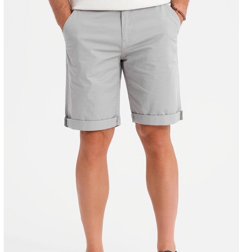 Стандартен панталон с джобове - Светло сив OMBRE