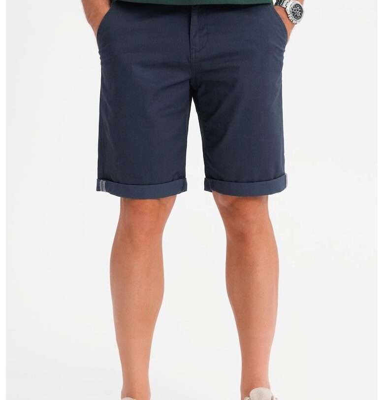 Стандартен панталон с джобове - Тъмносин OMBRE