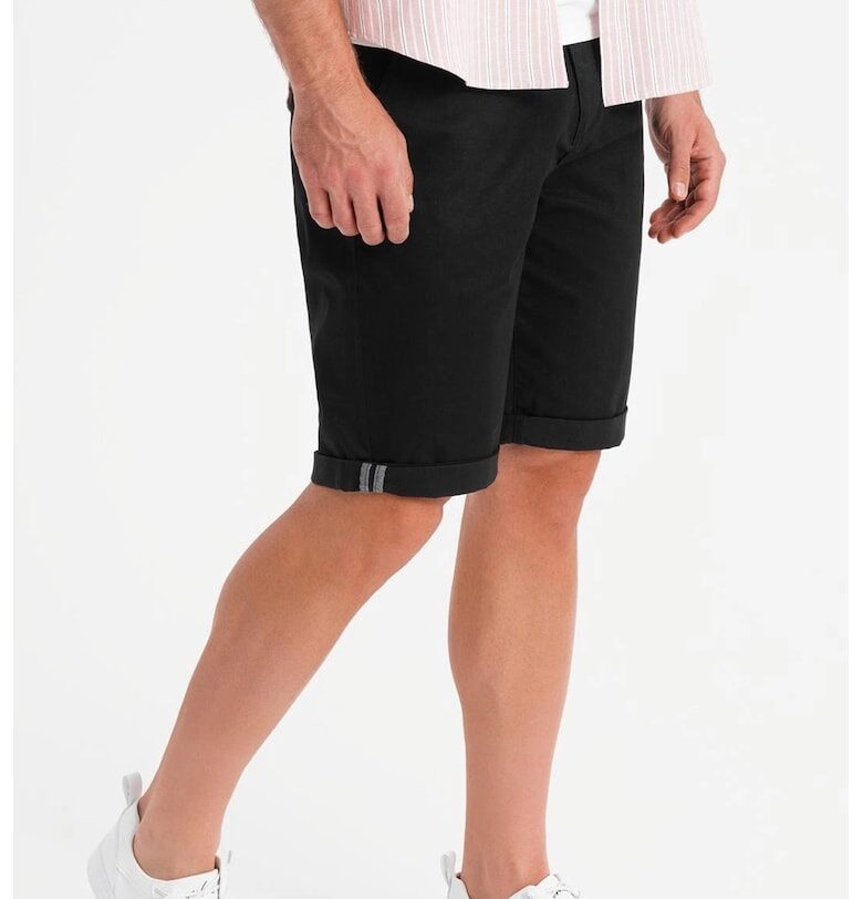 Стандартен панталон с джобове - Черен OMBRE