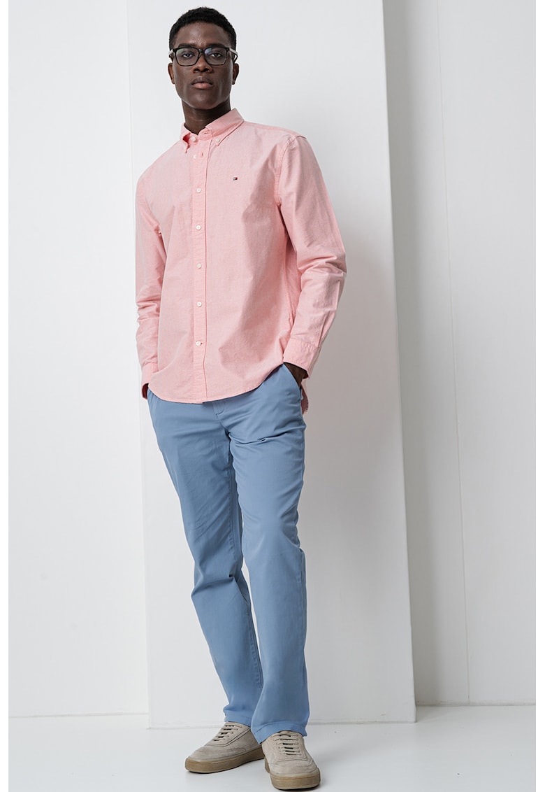 Стандартна риза Oxford Heritage - Розово Tommy Hilfiger