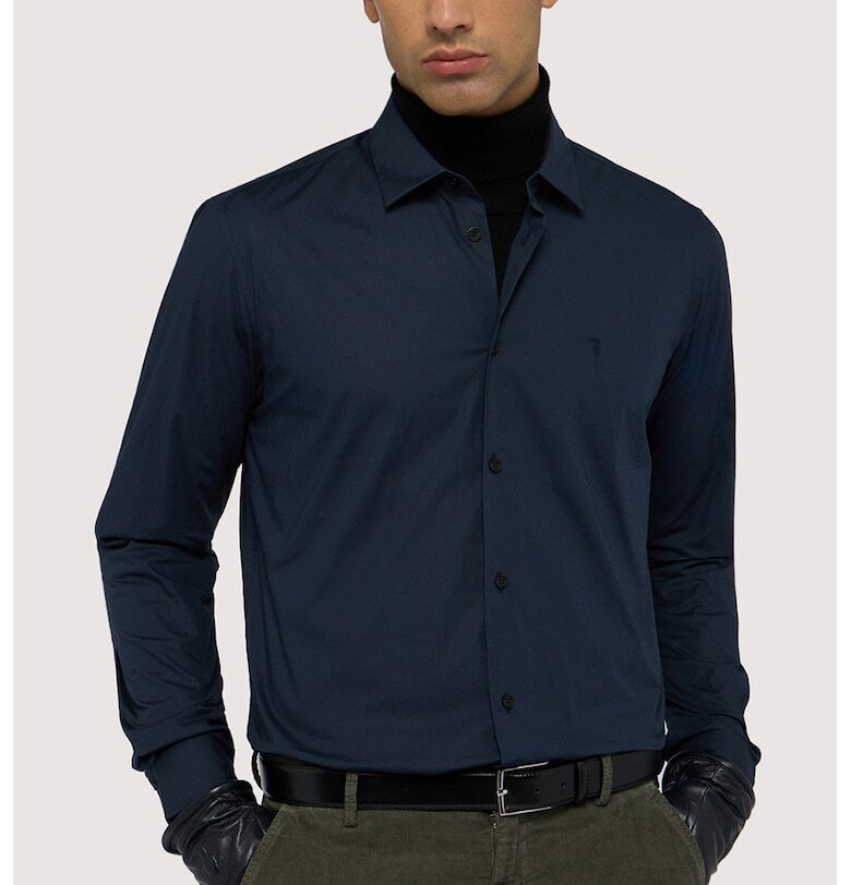 Стандартна риза - Въглен сиво Trussardi