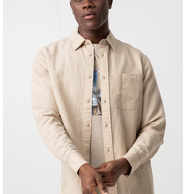 Стандартна риза с лого CALVIN KLEIN JEANS