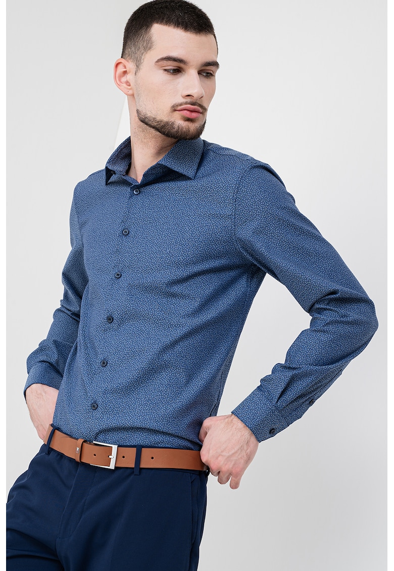 Стандартна риза с принт - Лавандула CALVIN KLEIN