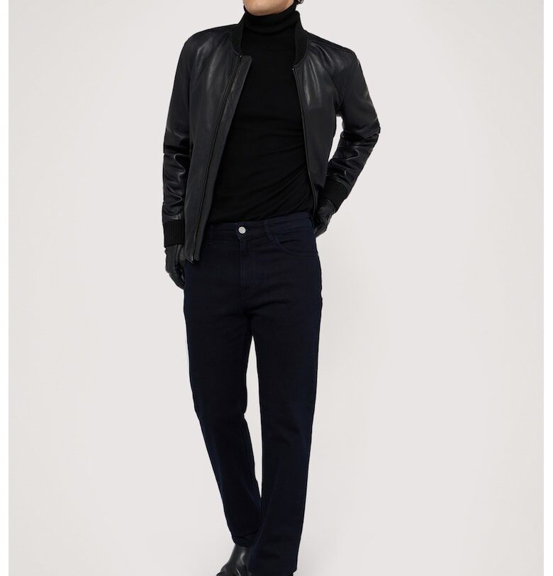 Стандартни дънки с миди талия - Ултрамарин синьо Trussardi