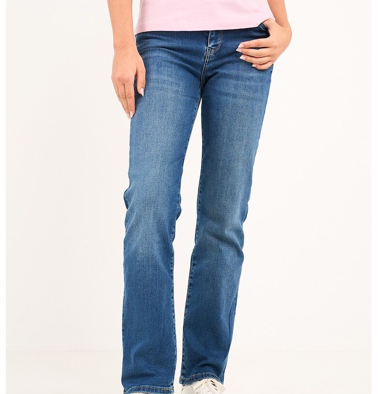 Стандартни дънки със захабен ефект - Тъмносин Lee Cooper