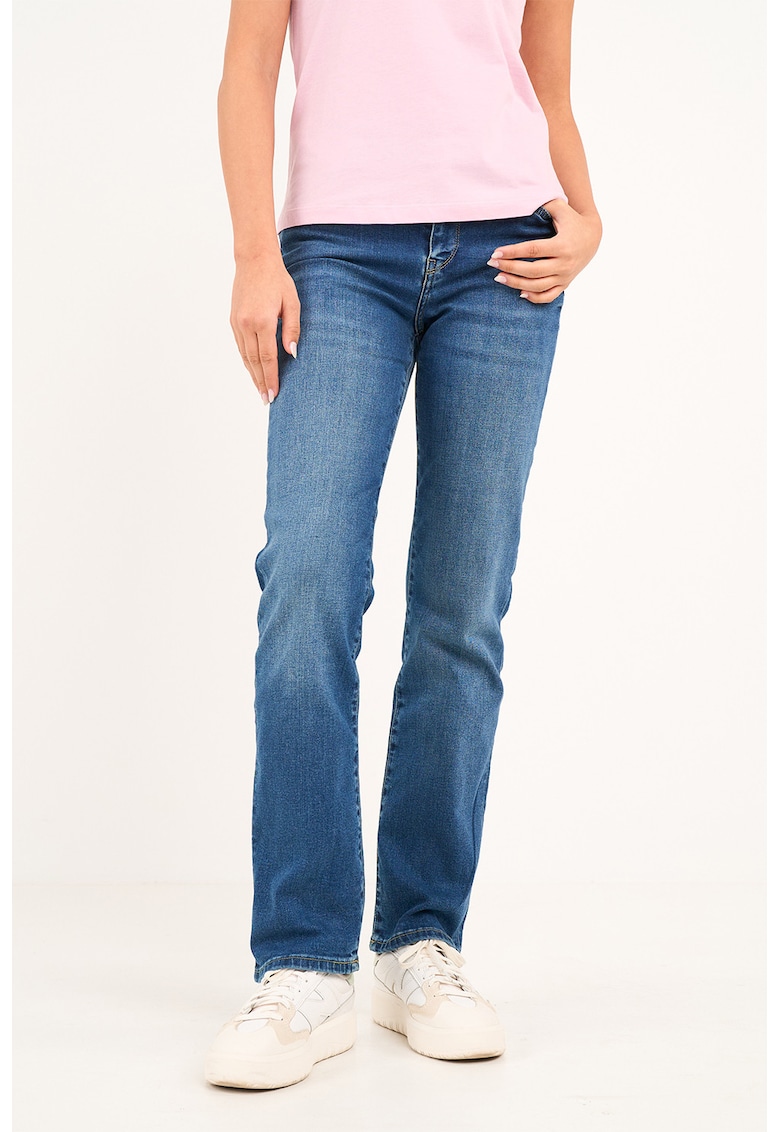 Стандартни дънки със захабен ефект - Тъмносин Lee Cooper