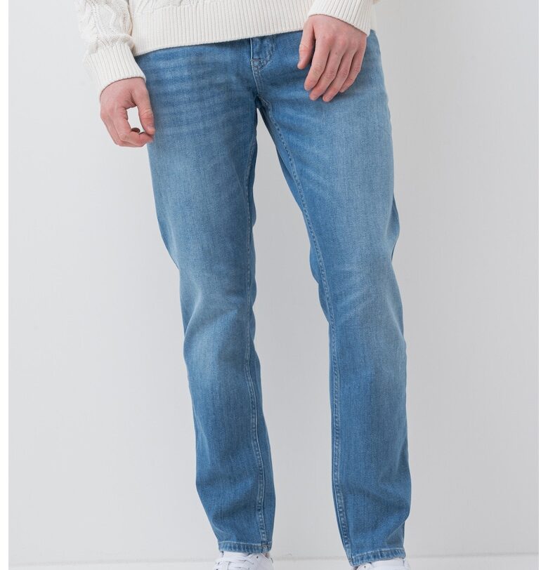 Стандартни дънки със средновисока талия - Светлосин Tommy Jeans