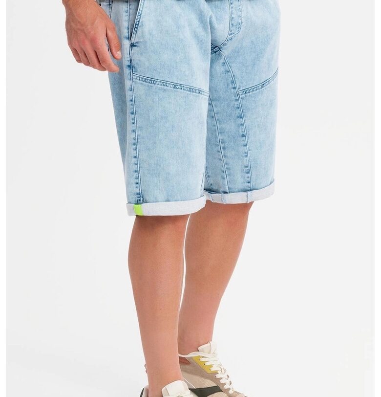 Стандартни къси дънки - Светлосин OMBRE