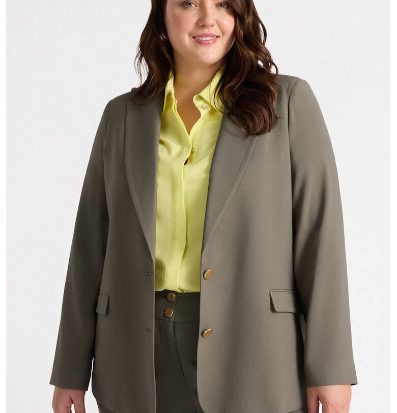 Стандартно сако с копчета - Каки Fiorella Rubino