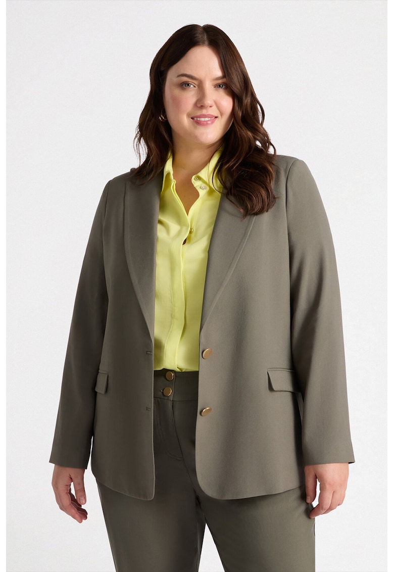Стандартно сако с копчета - Каки Fiorella Rubino