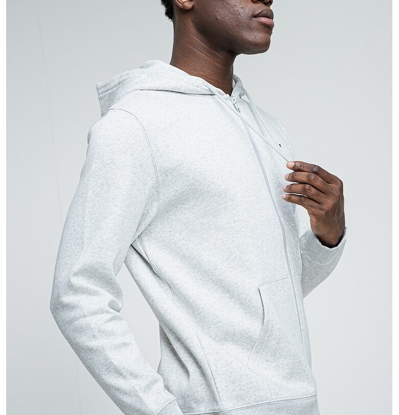 Стандартно худи с лого - Светло сив Tommy Jeans