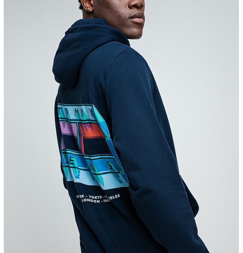 Стандартно худи с лого - Тъмносин Tommy Jeans