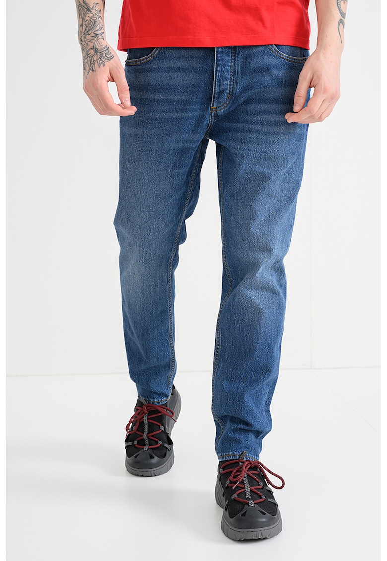 Стеснени дънки Brody - Син меланж HUGO