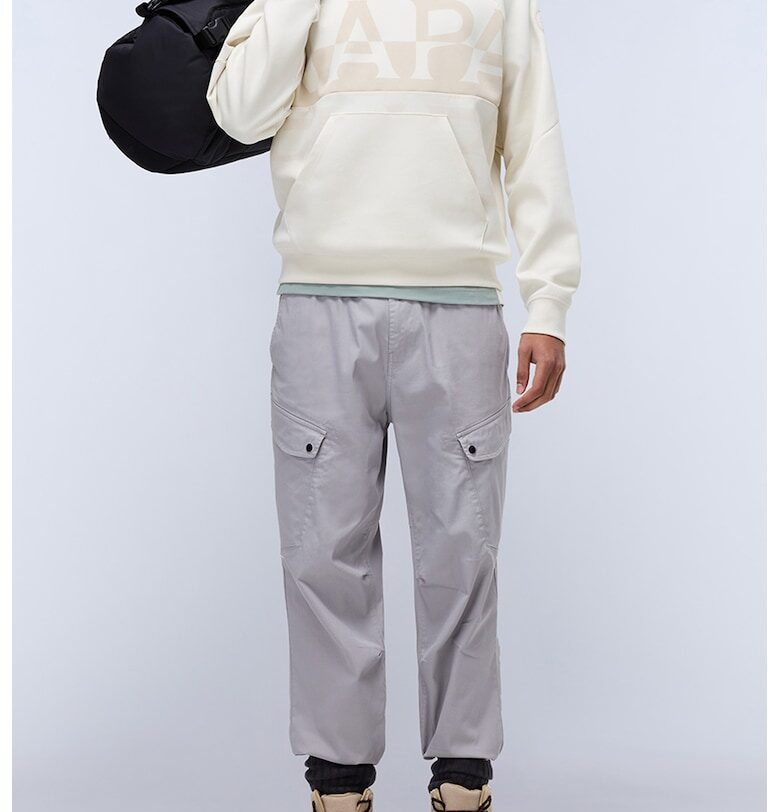 Суитшърт Anghiari с лого - Крем/Светло бежово Napapijri