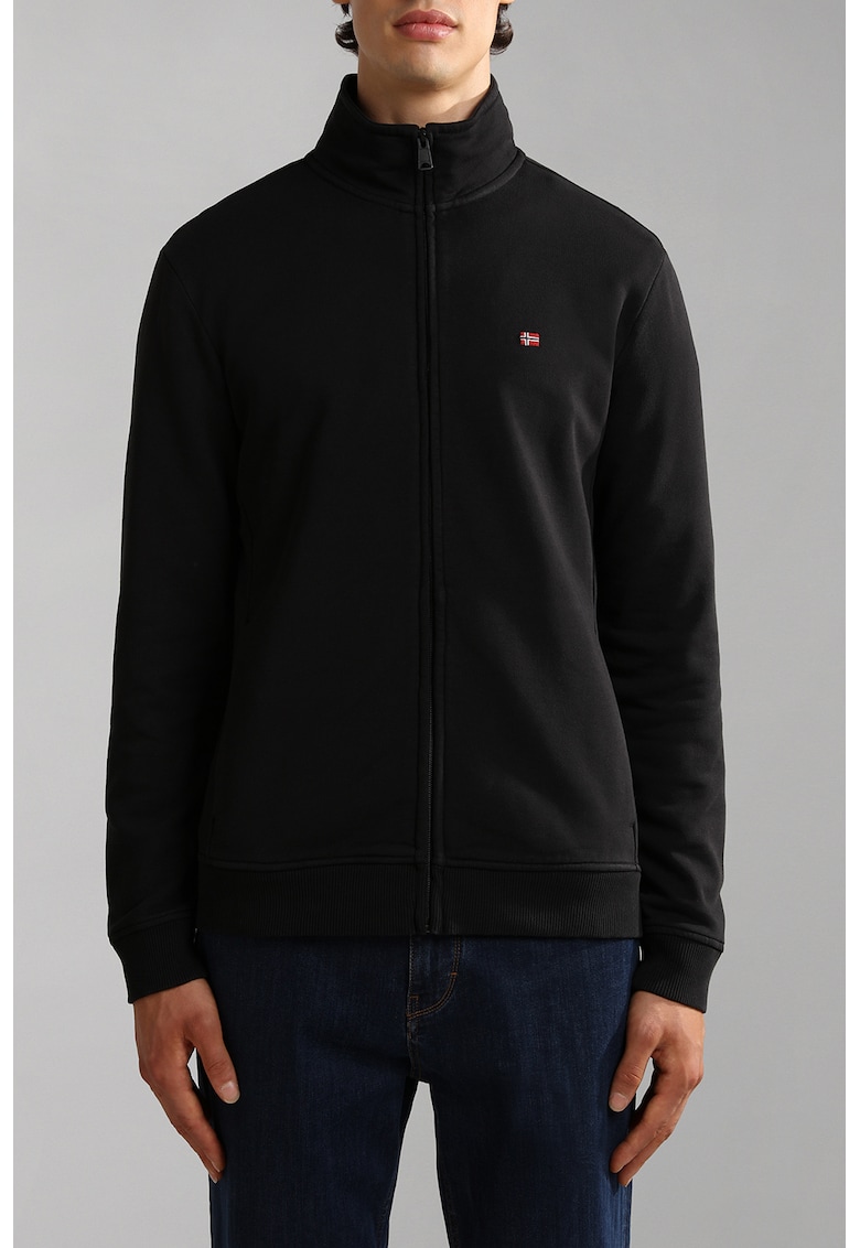 Суитшърт Balis с цип и джобове встрани - Черен Napapijri