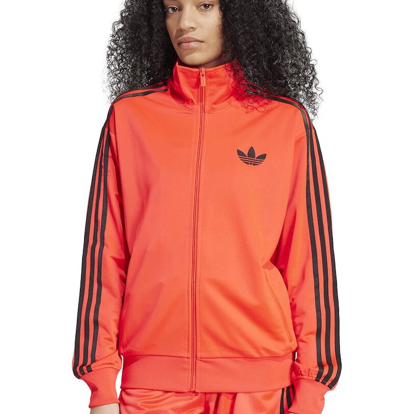 Суитшърт Firebird Track с лого и цип - Оранжев adidas Originals