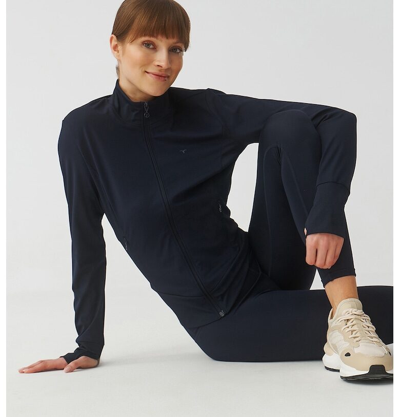 Суитшърт Iguana с цип - Ултрамарин синьо Tatuum