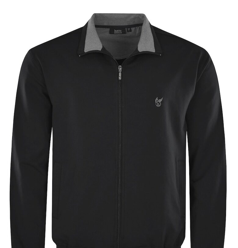 Суитшърт Klima-Komfort 12115 с цип - Черен hajo