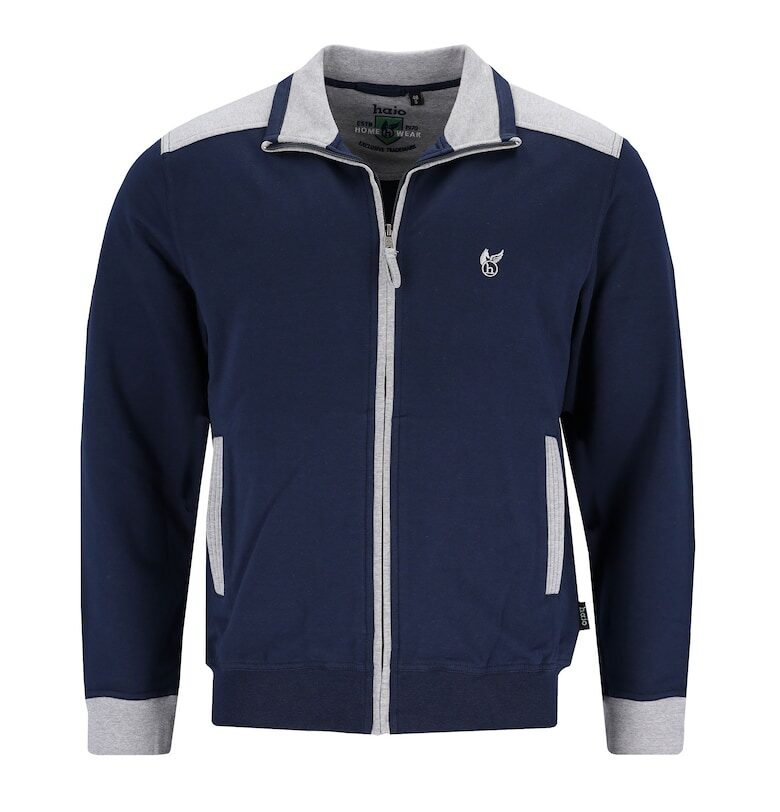 Суитшърт Klima с цип - Син hajo