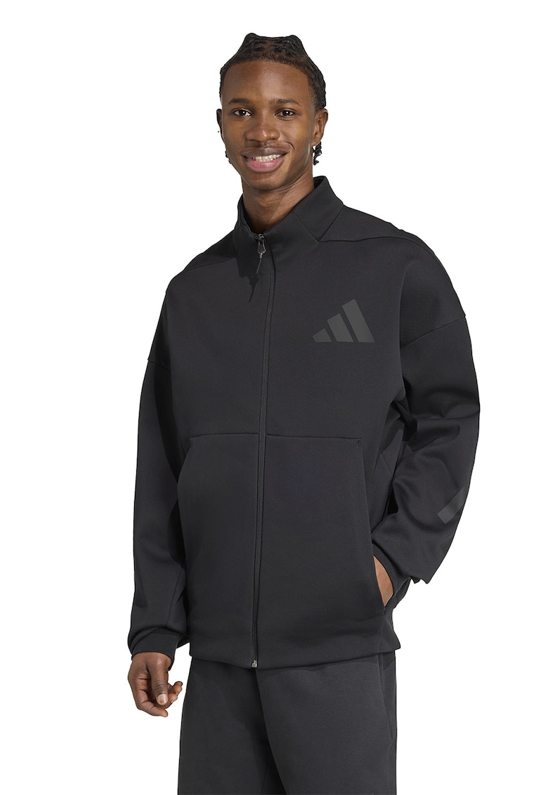 Суитшърт Z.N.E. - Tъмносив adidas Sportswear