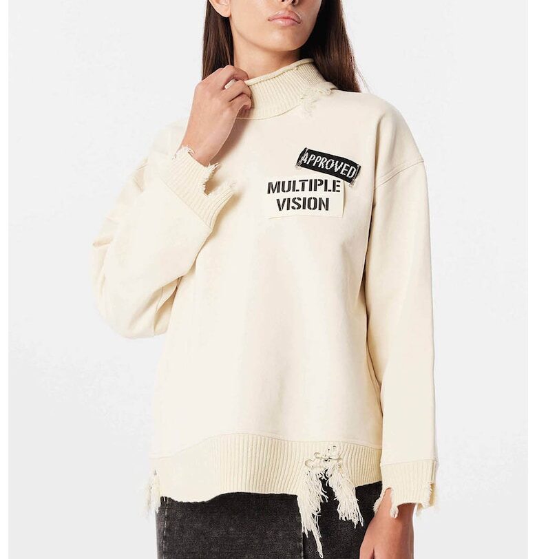 Суитшърт деграде - Черен/Крем TWIST