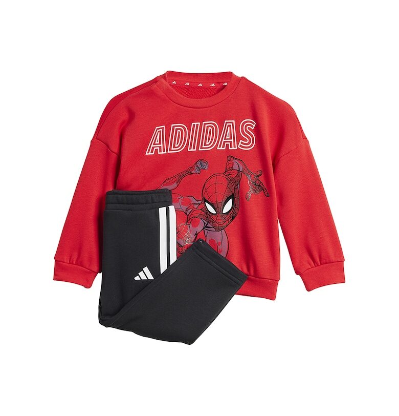 Суитшърт и панталон с принт на Spider-Man - Червен/Черен adidas Sportswear