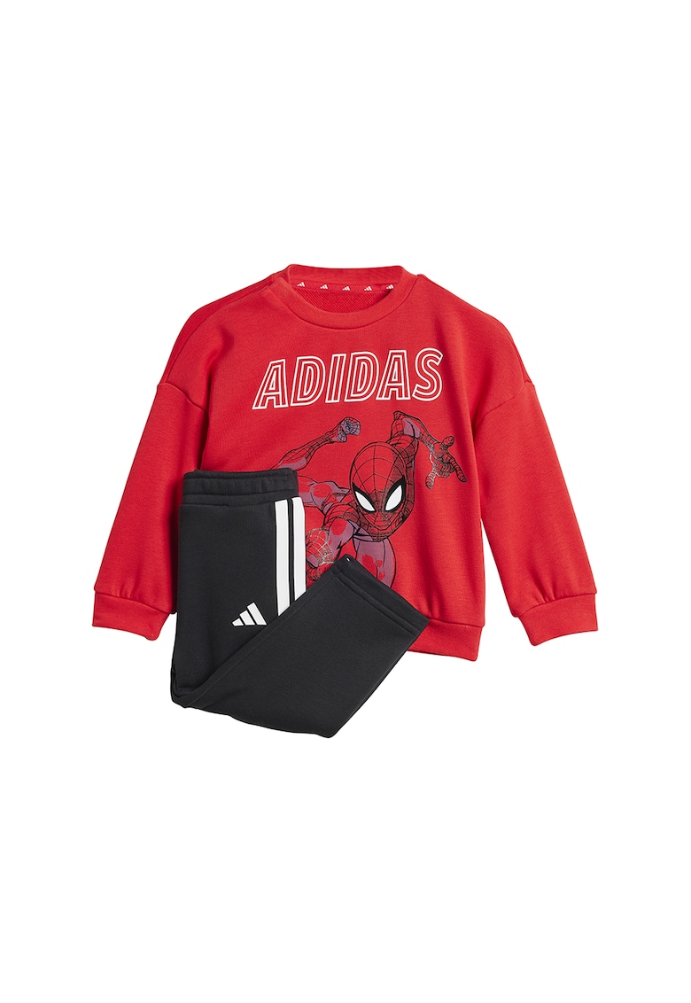 Суитшърт и панталон с принт на Spider-Man - Червен/Черен adidas Sportswear