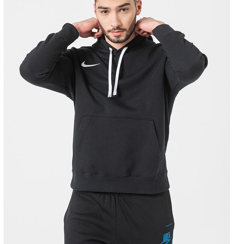 Суитшърт с кенгуру джоб Club Team 20 - Бял/Черен Nike