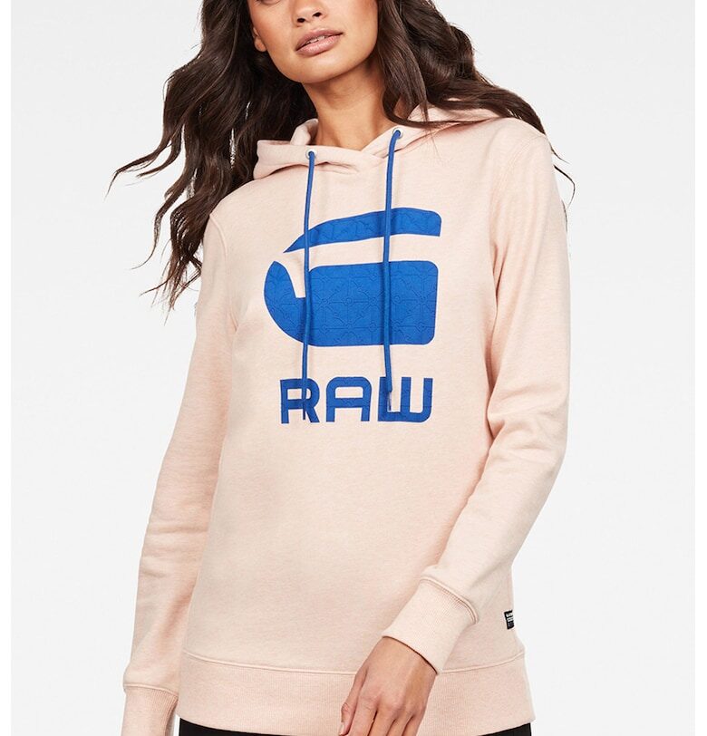 Суитшърт с лого 1 - Бледо розово G-STAR