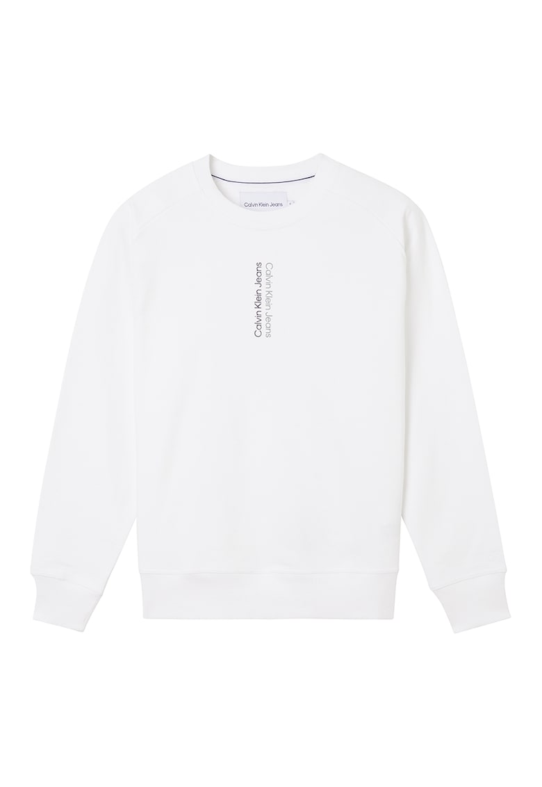 Суитшърт с лого - Бял CALVIN KLEIN JEANS