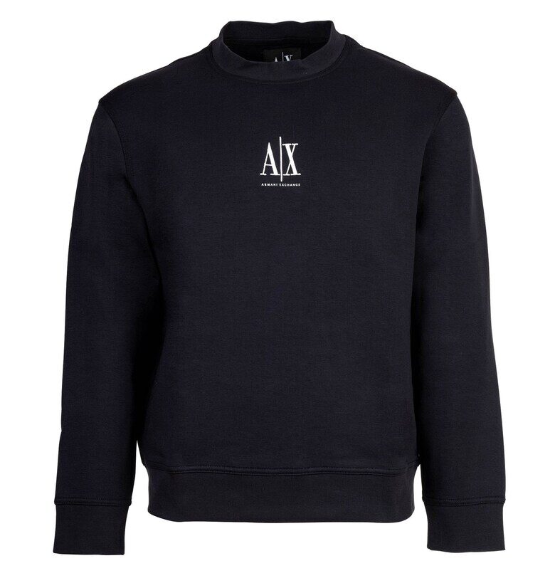 Суитшърт с лого - Тъмносин ARMANI EXCHANGE