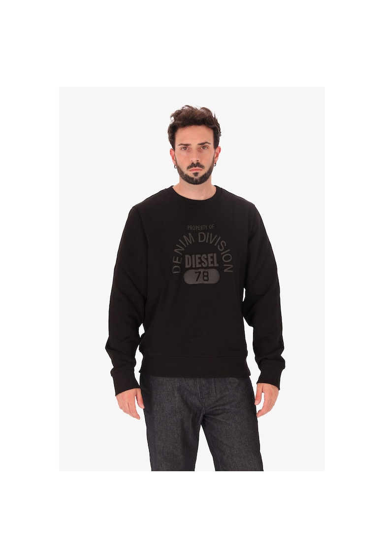 Суитшърт с лого - Черен Diesel