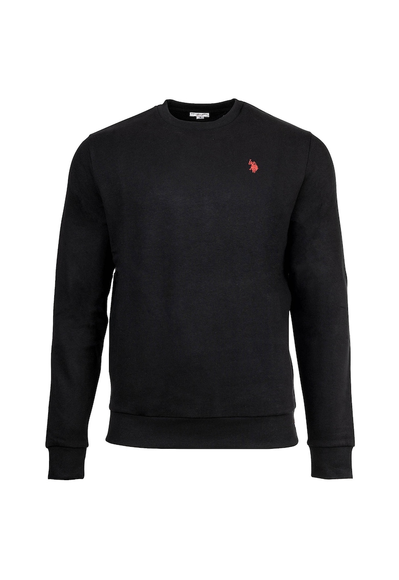 Суитшърт с лого - Черен US Polo Assn