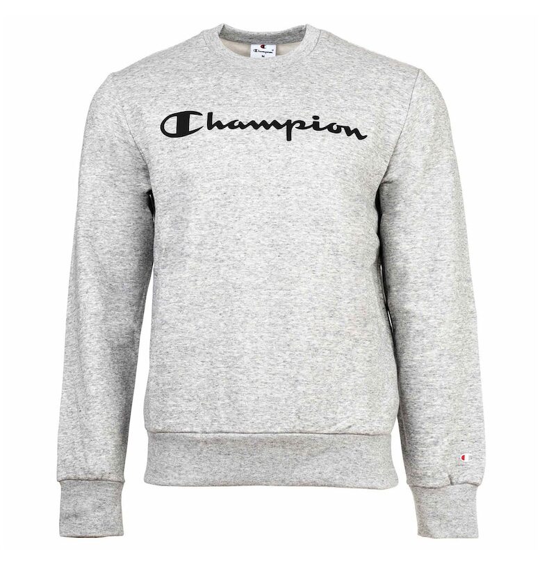 Суитшърт с лого на гърдите - Светло сив Champion