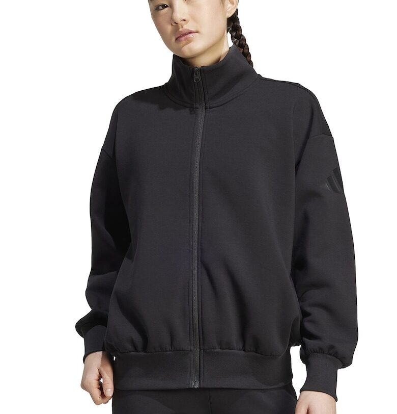 Суитшърт с модал с джобове - Черен adidas Sportswear