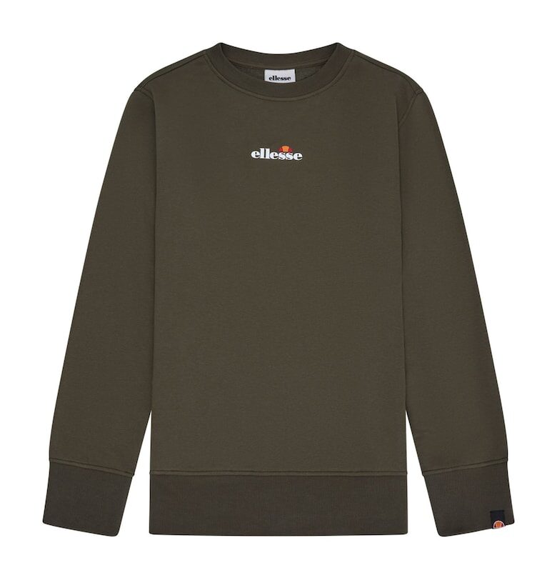 Суитшърт с надписи - Тъмнозелен ELLESSE