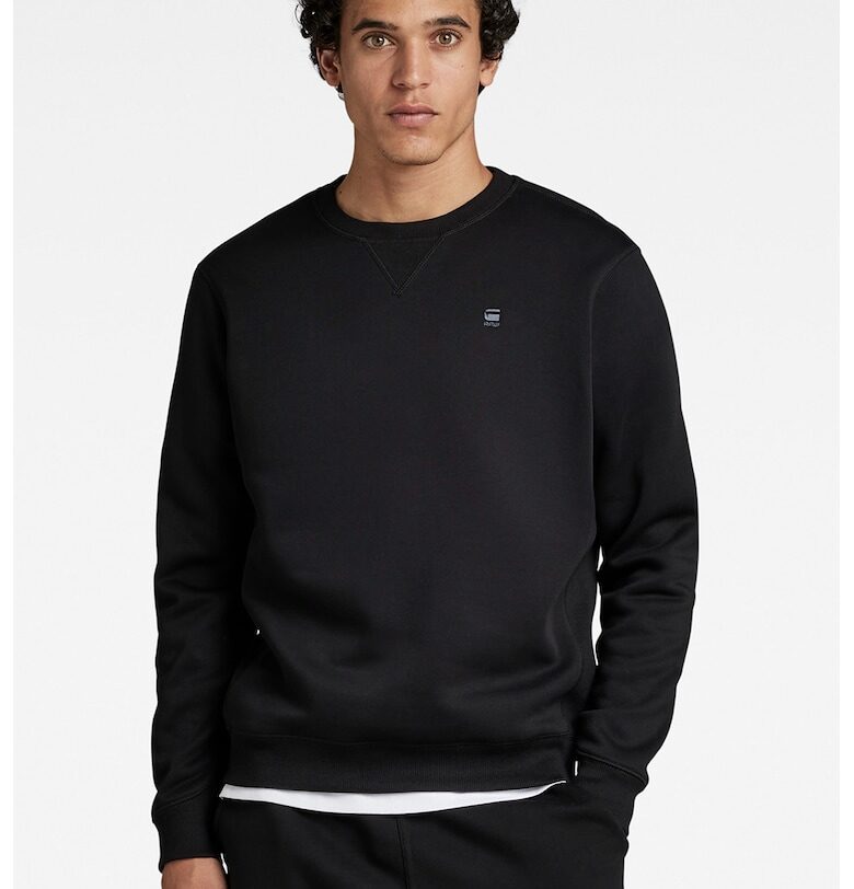 Суитшърт с органичен памук - Черен G-STAR