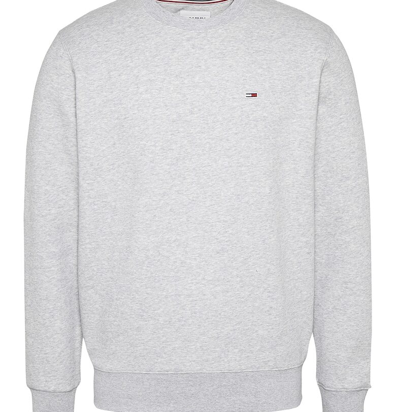 Суитшърт с органичен памук с овално деколте Tommy Jeans