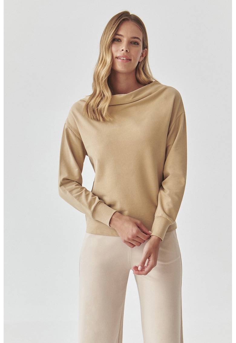 Суитшърт с памук - Бежов Tatuum