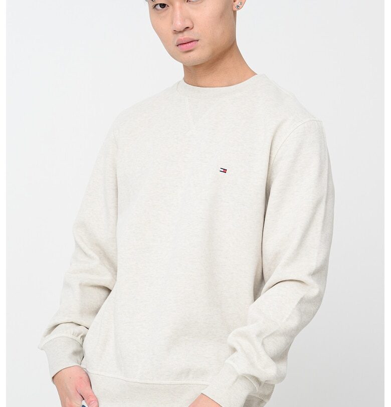Суитшърт с памук - Слонова кост Tommy Hilfiger