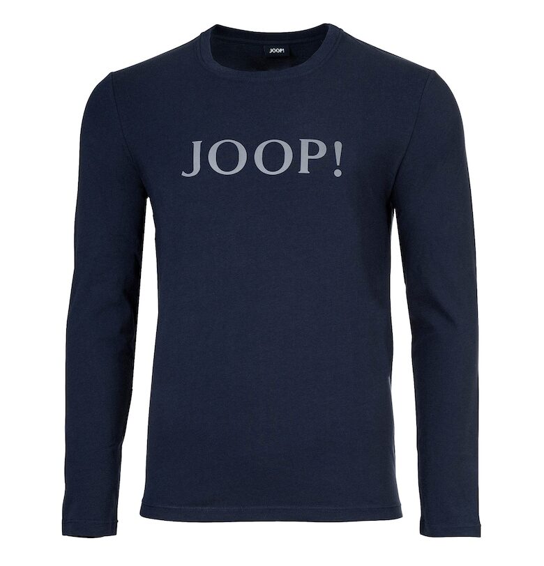 Суитшърт с памук и лого - Син Joop