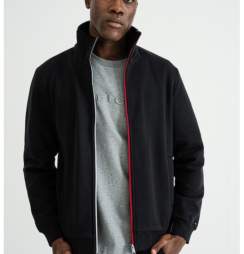 Суитшърт с памук с цип Tommy Hilfiger