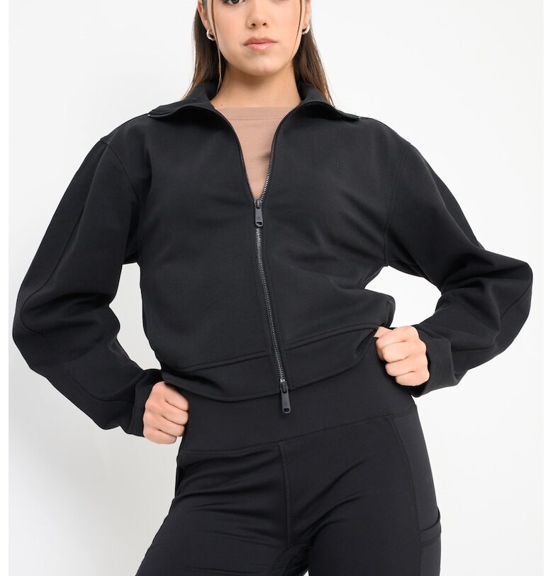 Суитшърт с цип - Черен CALVIN KLEIN JEANS